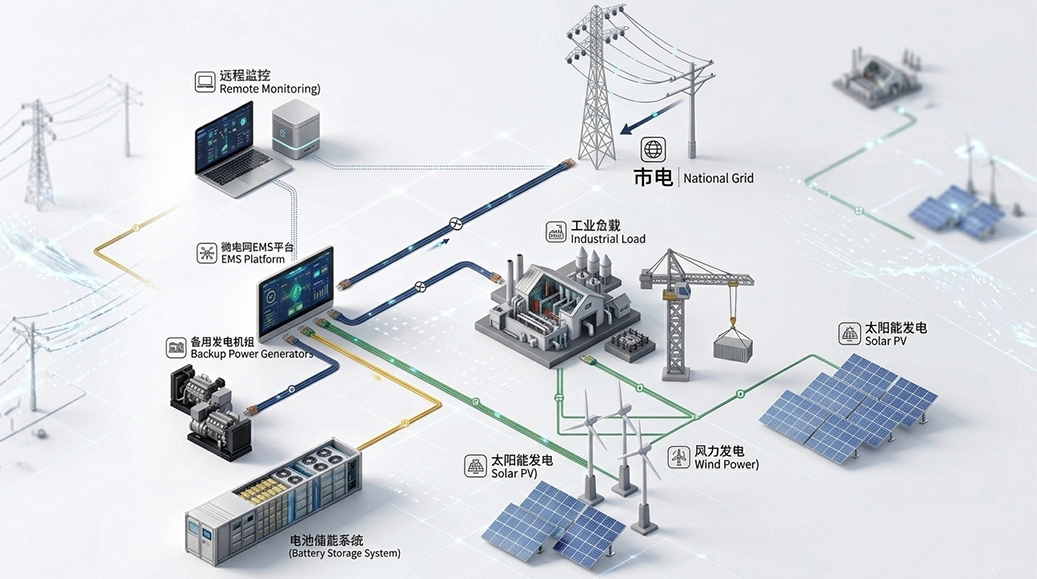 User-side microgrid scenario